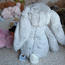 Medium Bashful Silver Bunny