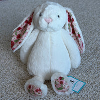 Small Blossom Cream Bunny (Berry)