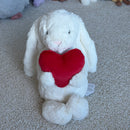 Medium Red Love Heart Bunny