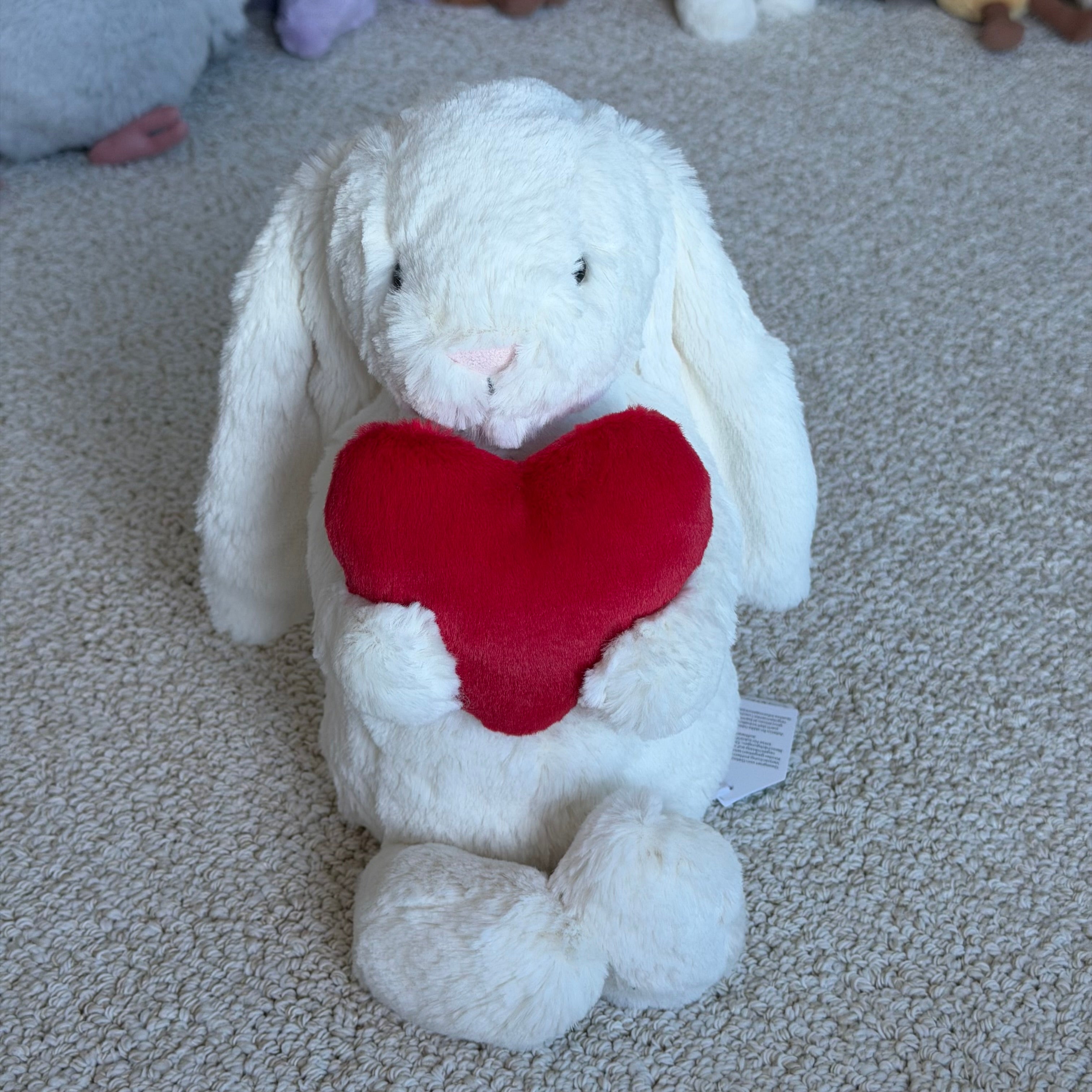 Medium Red Love Heart Bunny