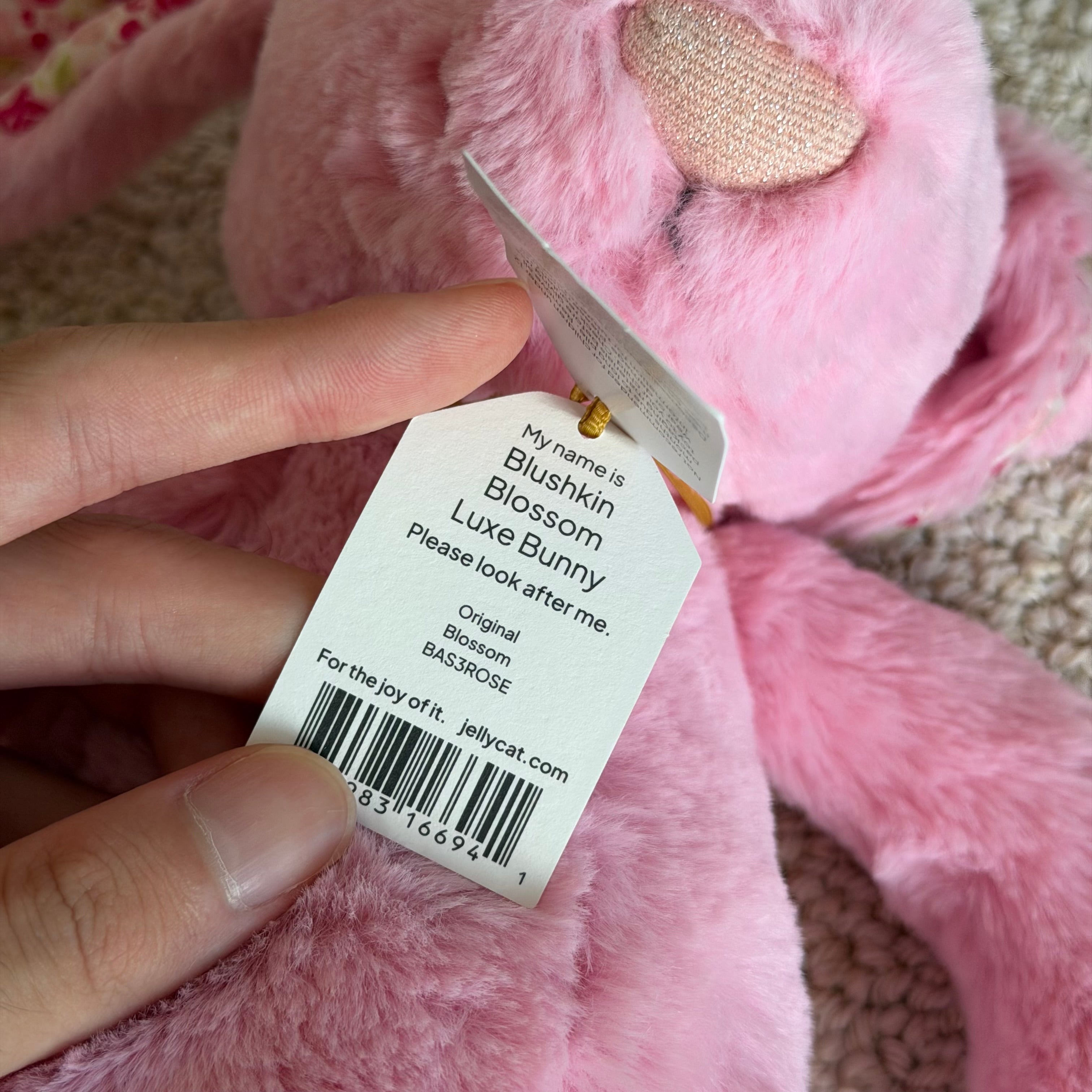 Blushkin Blossom Luxe Bunny